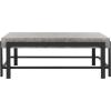 Safavieh Home Collection Oliver Dark Grey and Black Rectangular Contemporary Coffee Table