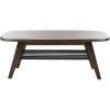 Safavieh Home Collection Oren Dark Walnut 2 Tier Coffee Table