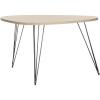 Safavieh Home Collection Rocco Retro Mid-Century Black Wood Coffee Table(Light Grey)