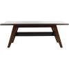 Safavieh Home Collection Seth Dark Walnut 2 Tier Coffee Table