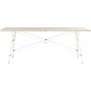 Safavieh Home Cyprus White Wash Top and White Leg Coffee Table