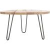 Safavieh Home Dale Rustic Weathered Oak Free Edge Coffee Table