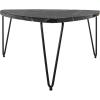 Safavieh Home Jacky Black Faux Marble and Black Coffee Table