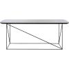 Safavieh Home Rylee Grey Sandstone and Black Rectangle Coffee Table(Dark Grey / Black)