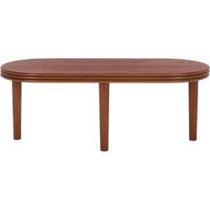 SAFAVIEH Home Collection – Chatun Brown Oval Coffee Table, Modern Sculptural Living Room Accent (COF2320A)(Brown)