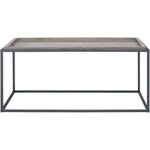 SAFAVIEH Home Collection Andey Brown/Black Living Room Coffee Table