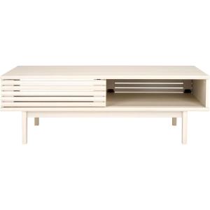 SAFAVIEH Home Collection Aricia Black 2-Door Coffee Table(Bleached White)