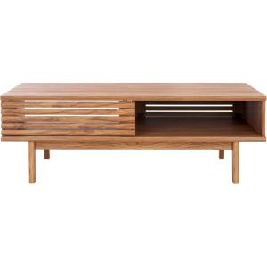 SAFAVIEH Home Collection Aricia Black 2-Door Coffee Table(Oak)