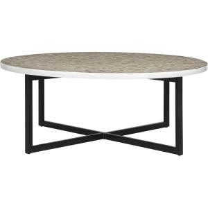 SAFAVIEH Home Collection Cheyenne Blue & White Coffee Table(Beige / Multi)