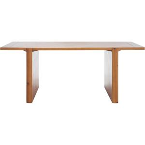 SAFAVIEH Home Collection Truman Mid-Century Modern Brown Rectangle Wood Coffee Table