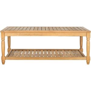 SAFAVIEH Outdoor Collection Oakley Coffee Table(Natural)