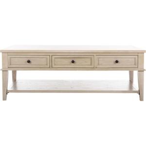 Safavieh American Homes Collection Manelin Sepia Coffee Table(White Washed)