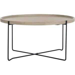 Safavieh Home Collection Auden Modern Light Grey Round Accent Table