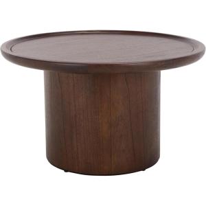 Safavieh Home Collection COF6600 Table, Black/White(Dark Oak)