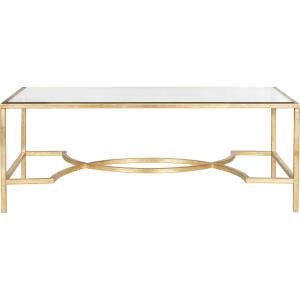 Safavieh Home Collection Inga Gold Coffee Table(Gold / Clear)