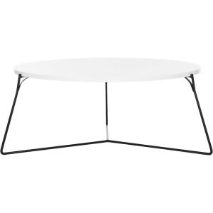 Safavieh Home Collection Mae Modern Light Brown Round Coffee Table(White)