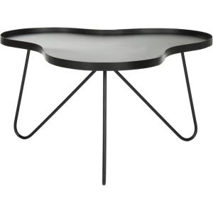 Safavieh Home Collection Roe White and Black Retro Mid Century Wood Coffee Table