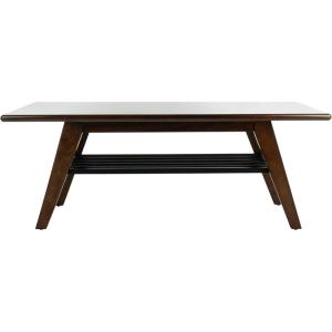Safavieh Home Collection Seth Dark Walnut 2 Tier Coffee Table