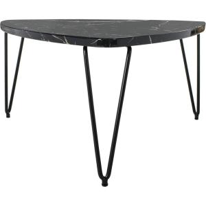 Safavieh Home Jacky Black Faux Marble and Black Coffee Table