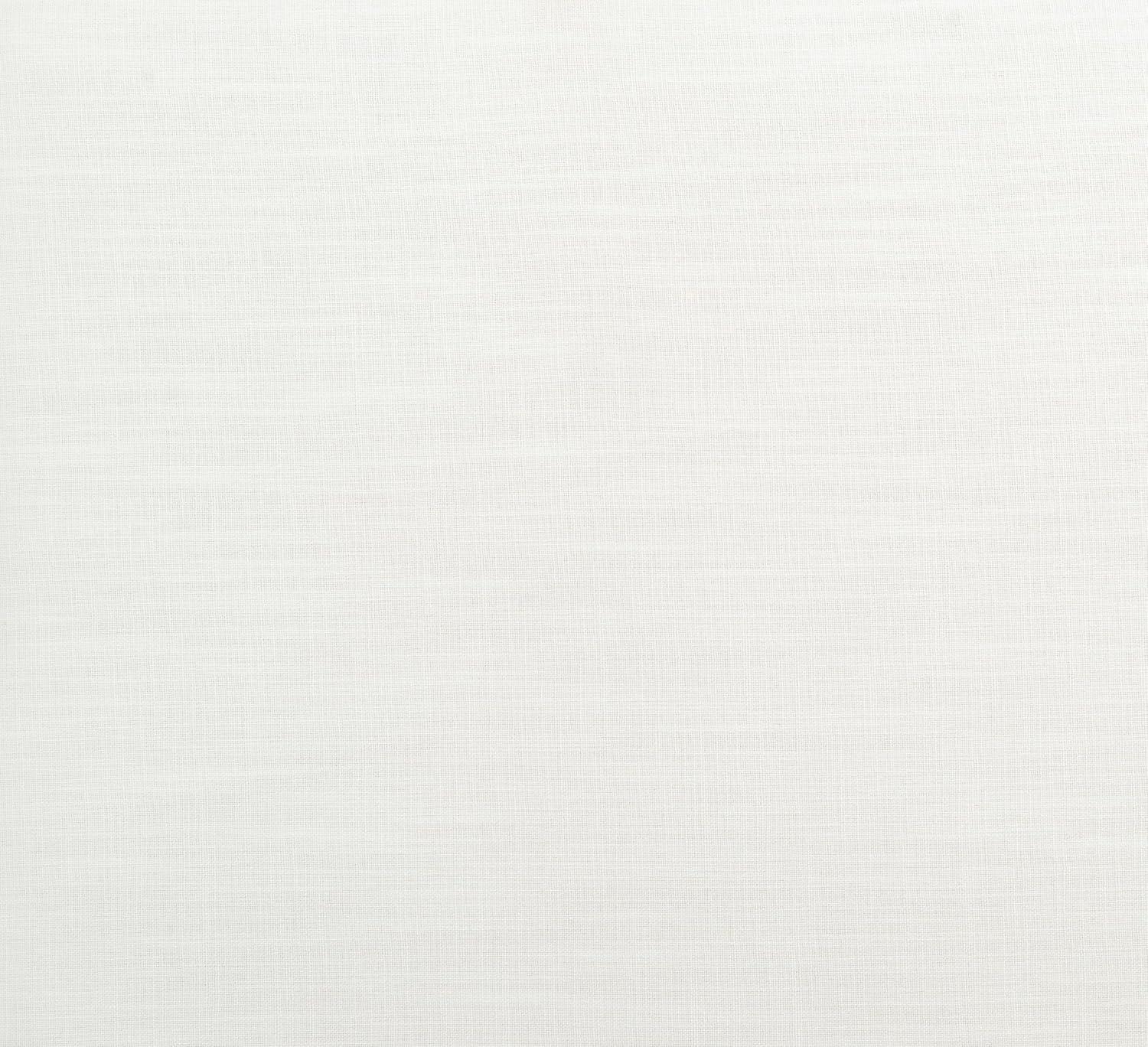 image:imageSAFAVIEH Couture Callahan Twin Bed Contemporary Design White Linen amp Walnut Legs Ideal for Bedroom Guest Room 433 W x 88 D x 45 H SFV4801CT
