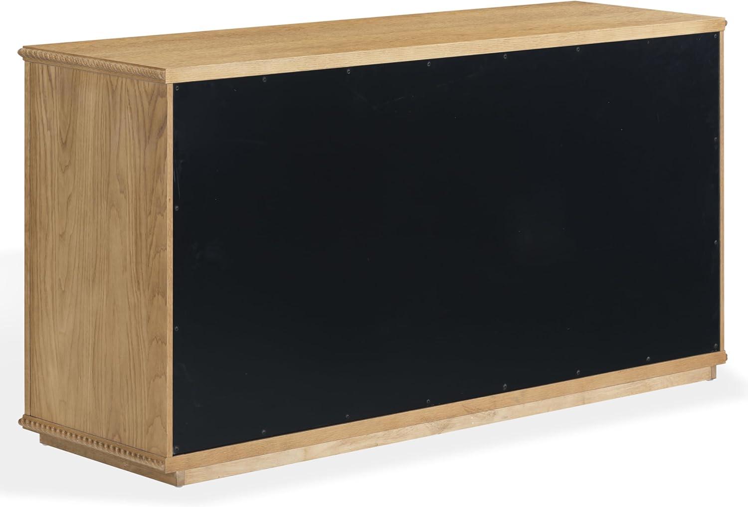 image:imageSAFAVIEH Couture Octavian Rope Detail Dresser Walnut Oak 6Drawer Storage Chest Fully Assembled Ideal for Bedroom Guest Room 66 W x 20 D x 34 H SFV2234BBrown Oak