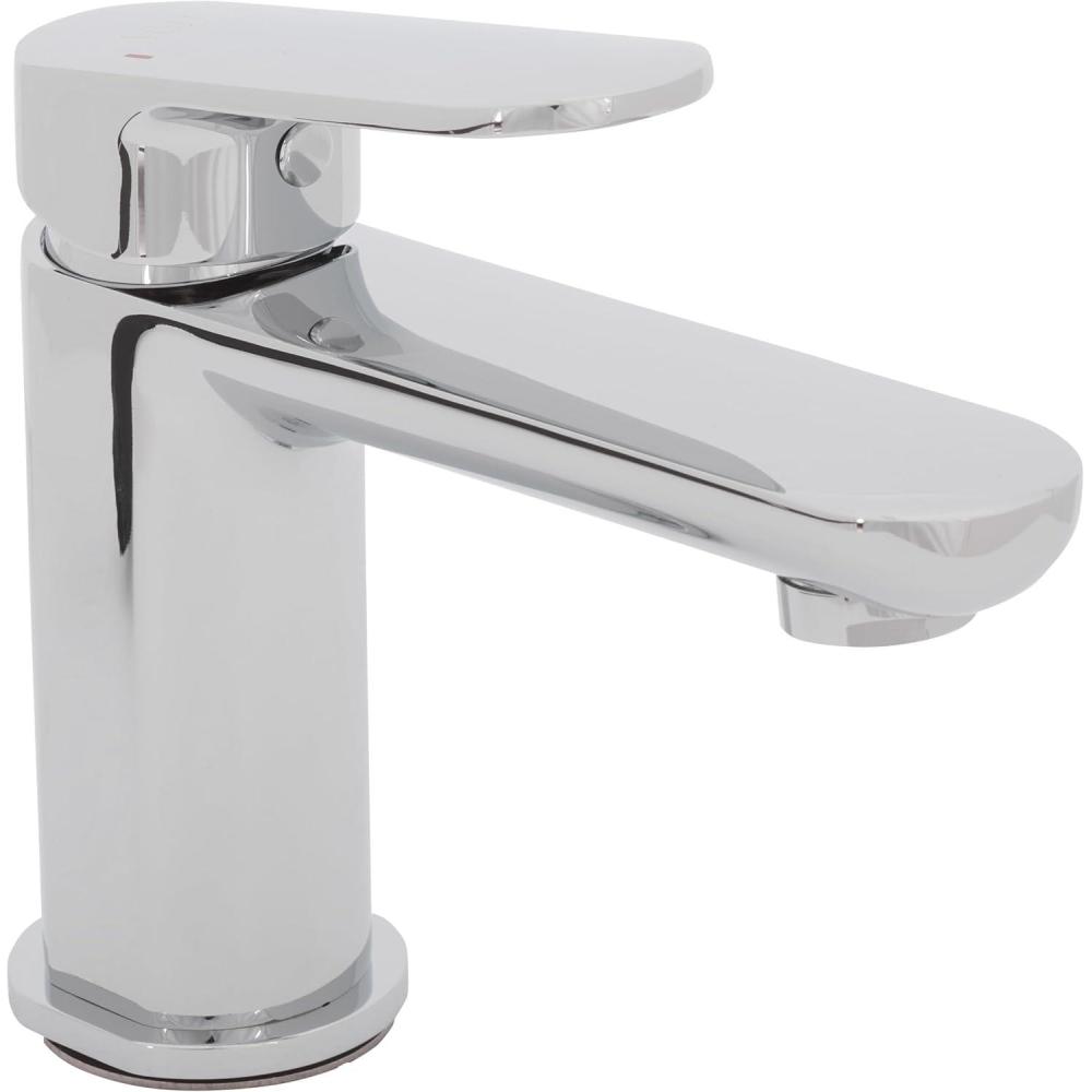 image:imageSAFAVIEH Solea Bath Lana Bathroom Faucet Contemporary Chrome Brass SingleHole Countertop Design BRF1013CChrome