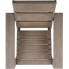 SAFAVIEH Couture – Outdoor Coral Adirondack Chair – Grey Eucalyptus Solid Wood – Weather Resistant – Ideal for Patio, Deck, Backyard, 19″ Seat Height (CPT1063A)(Grey)