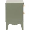 SAFAVIEH Furniture – Lovette 2-Drawer Nightstand – White Modern Bedside Table with Storage Drawers for Bedroom & Small Spaces (NST9618A)(Olive Green)