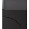 SAFAVIEH Furniture – Marrero Media Stand for TVs up to 65″ – Black Entertainment Media Console – 4-Door Storage Cabinet for Living Room, Bedroom (MED3121B)(Black)