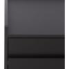 SAFAVIEH Furniture – Mishi 3-Drawer Chest – Oak Wood-Look Dresser with Storage, Modern Bedroom & Guest Room Storage Cabinet, 32″ W x 18.3″ D x 31.5″ H (CHS3101A)(Black)