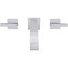 SAFAVIEH Solea Bath – Elise Bathroom Faucet – Contemporary Chrome Brass – Wall-Mount Two-Handle Design (BRF1016C)