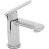 SAFAVIEH Solea Bath – Lana Bathroom Faucet – Contemporary Chrome Brass – Single-Hole Countertop Design (BRF1013C)(Chrome)