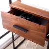 Safavieh Home Collection Marquise Brown 1-Drawer Storage Bedroom Accent Side Table Nightstand NST5005A