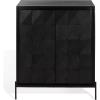 SAFAVIEH Couture – Gianella Storage Chest – Black Metal & Solid Wood – Fully Assembled – Ideal for Bedroom, Guest Room, 33.5″ W x 17.5″ D x 43″ H (SFV5792A)(Black)