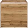 SAFAVIEH Furniture – Mishi 3-Drawer Chest – Oak Wood-Look Dresser with Storage, Modern Bedroom & Guest Room Storage Cabinet, 32″ W x 18.3″ D x 31.5″ H (CHS3101A)(Oak)
