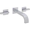 SAFAVIEH Solea Bath – Elise Bathroom Faucet – Contemporary Chrome Brass – Wall-Mount Two-Handle Design (BRF1016C)