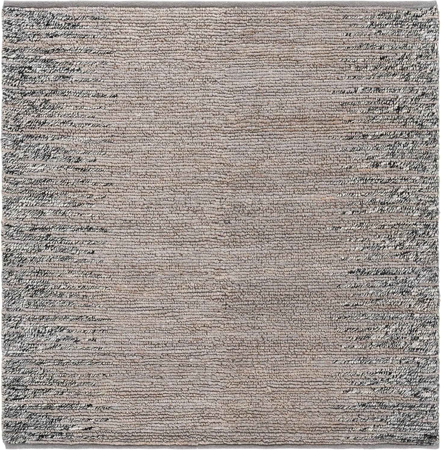 image:imageSAFAVIEH Area Rug 8x10 Natural Fiber Collection Large Grey amp Black Handmade Wool amp Jute Farmhouse Style Ideal for Living Room Bedroom Dining Space NF953FGreyBlack