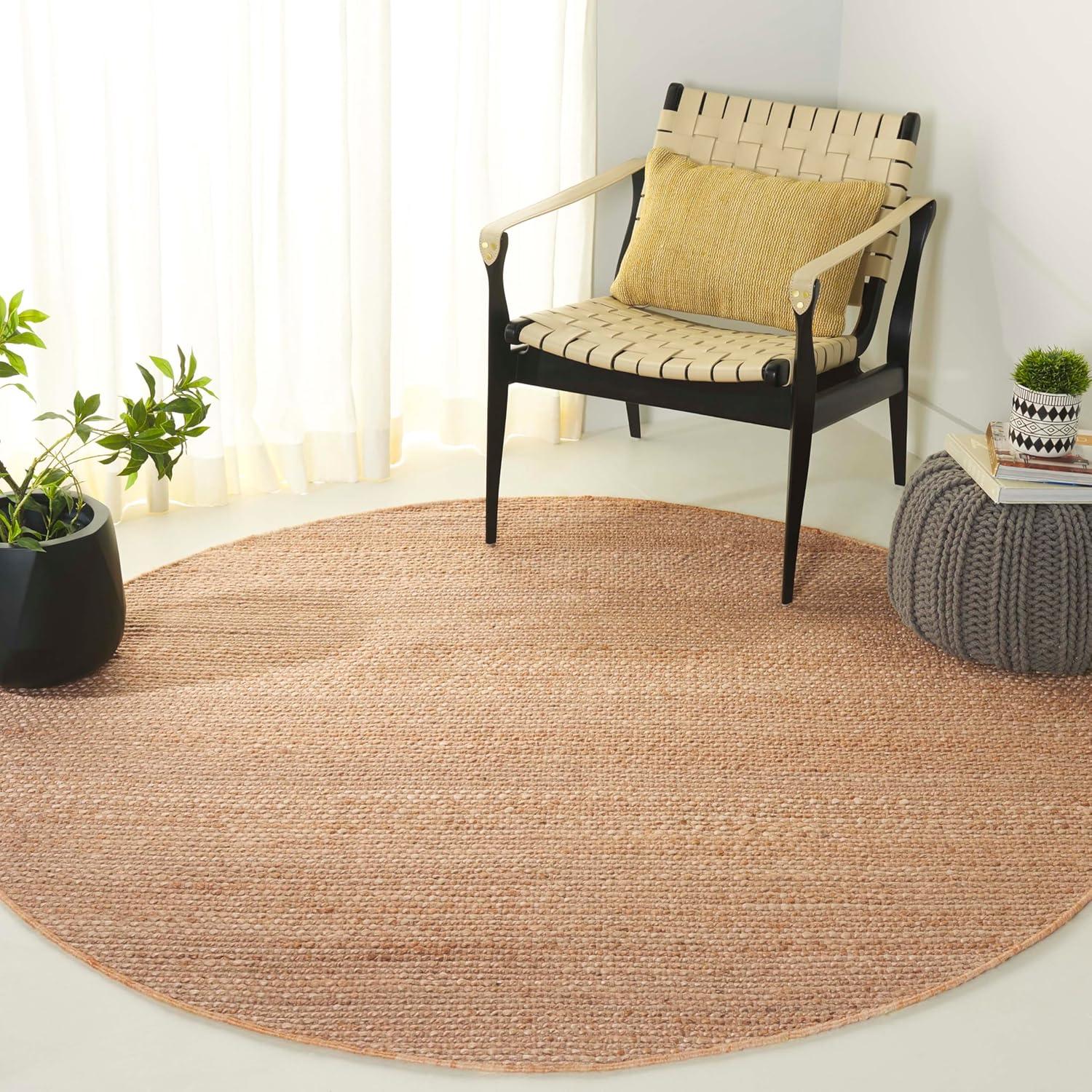 image:imageSAFAVIEH Area Rug 8x10 Natural Fiber Collection Large Natural Handmade Jute Ideal for Living Room Bedroom Dining Space NF357ANatural