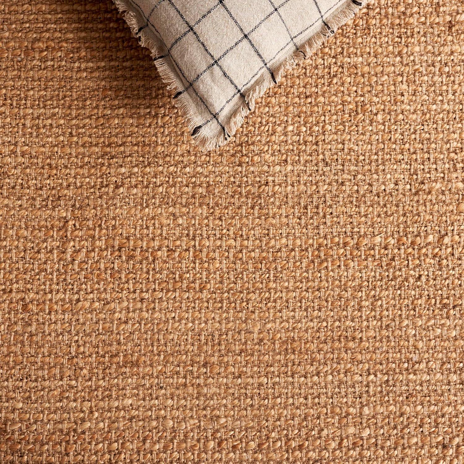 image:imageSAFAVIEH Area Rug 8x10 Natural Fiber Collection Large Natural Handmade Jute Ideal for Living Room Bedroom Dining Space NF357ANatural