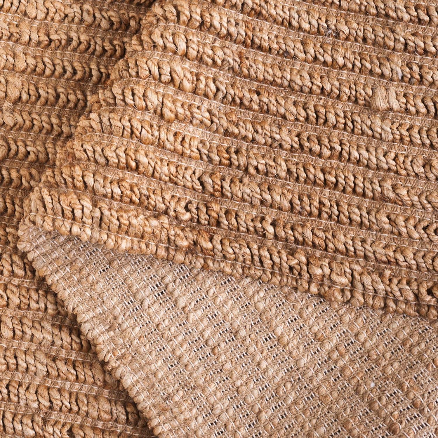 image:imageSAFAVIEH Area Rug 8x10 Natural Fiber Collection Large Natural Handmade Jute Ideal for Living Room Bedroom Dining Space NF371ANatural