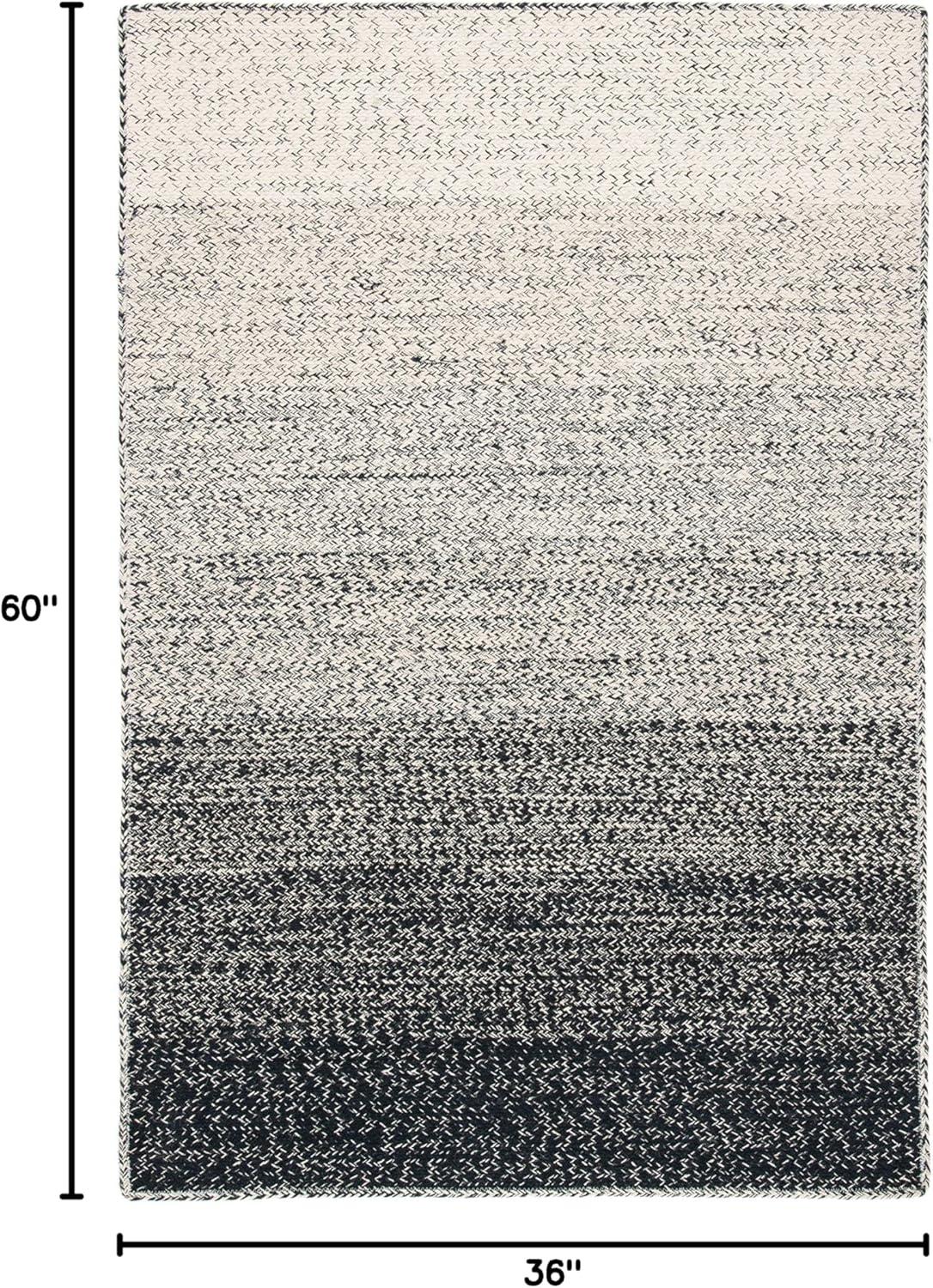 image:imageSAFAVIEH Area Rug 8x10 Natural Fiber Collection Large Natural amp Brown Handmade Jute Boho Ombre Design Ideal for Living Room Bedroom Dining Space NFB263TNaturalBlack