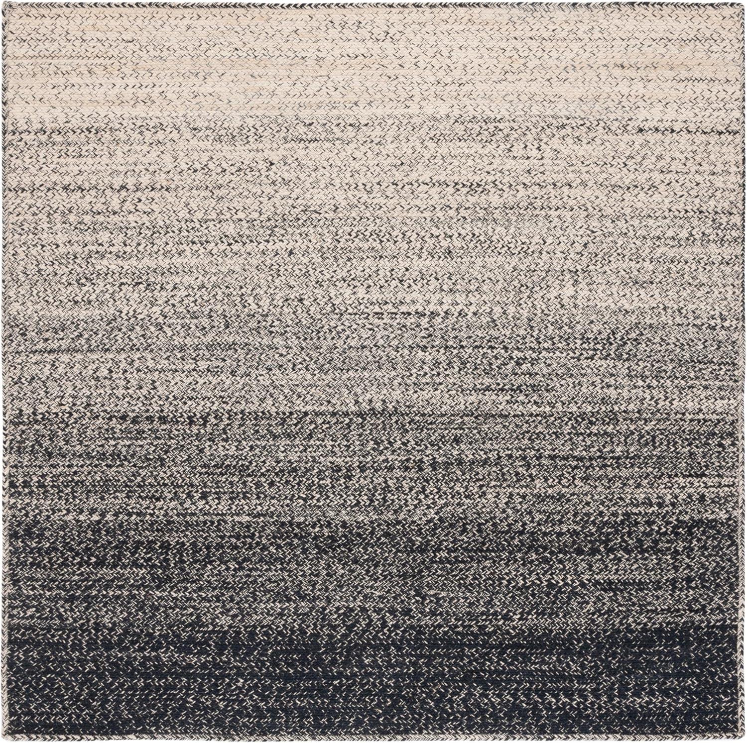 image:imageSAFAVIEH Area Rug 8x10 Natural Fiber Collection Large Natural amp Brown Handmade Jute Boho Ombre Design Ideal for Living Room Bedroom Dining Space NFB263TNaturalBlack