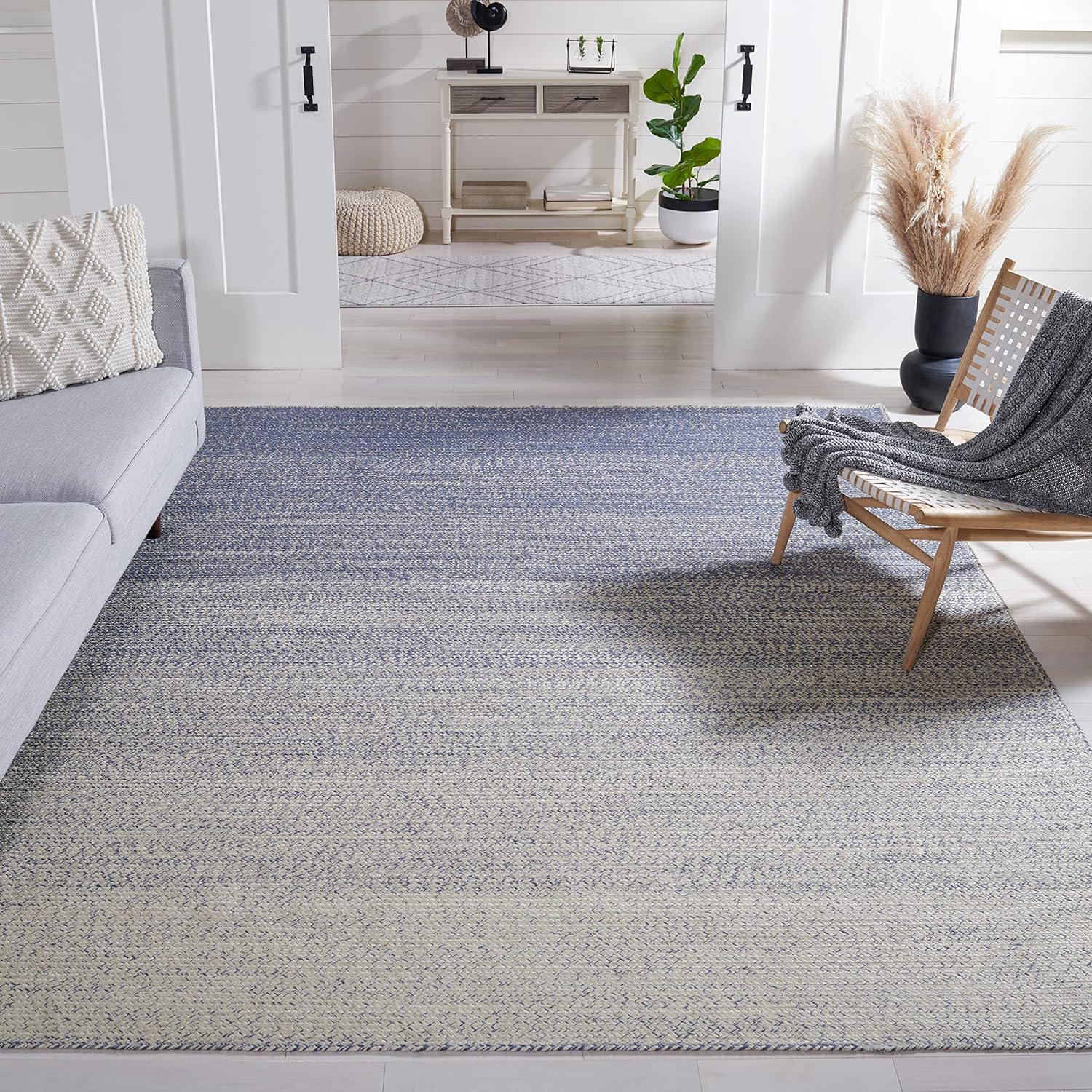image:imageSAFAVIEH Area Rug 8x10 Natural Fiber Collection Large Natural amp Brown Handmade Jute Boho Ombre Design Ideal for Living Room Bedroom Dining Space NFB263TNaturalGrey