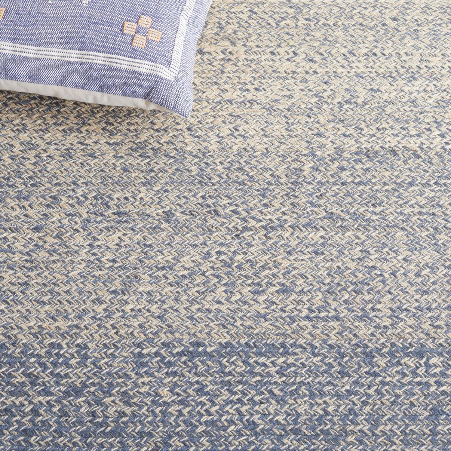image:imageSAFAVIEH Area Rug 8x10 Natural Fiber Collection Large Natural amp Brown Handmade Jute Boho Ombre Design Ideal for Living Room Bedroom Dining Space NFB263TNaturalGrey