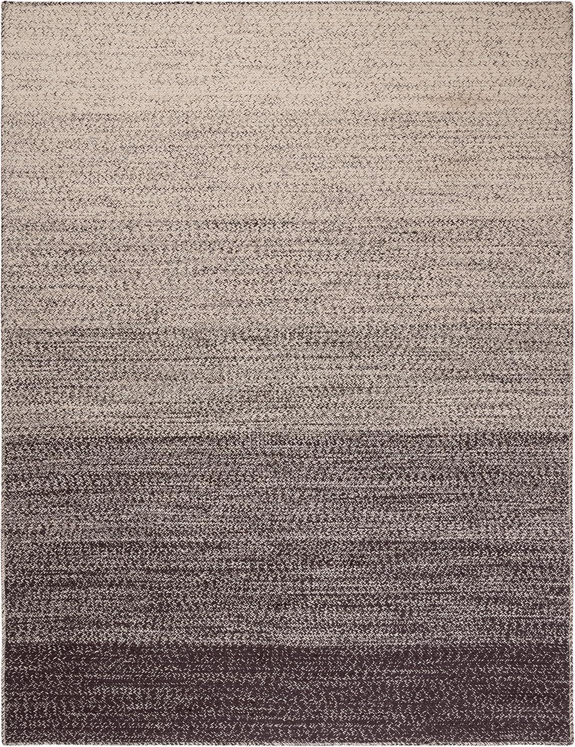 image:imageSAFAVIEH Area Rug 8x10 Natural Fiber Collection Large Natural amp Brown Handmade Jute Boho Ombre Design Ideal for Living Room Bedroom Dining Space NFB263TNaturalBrown
