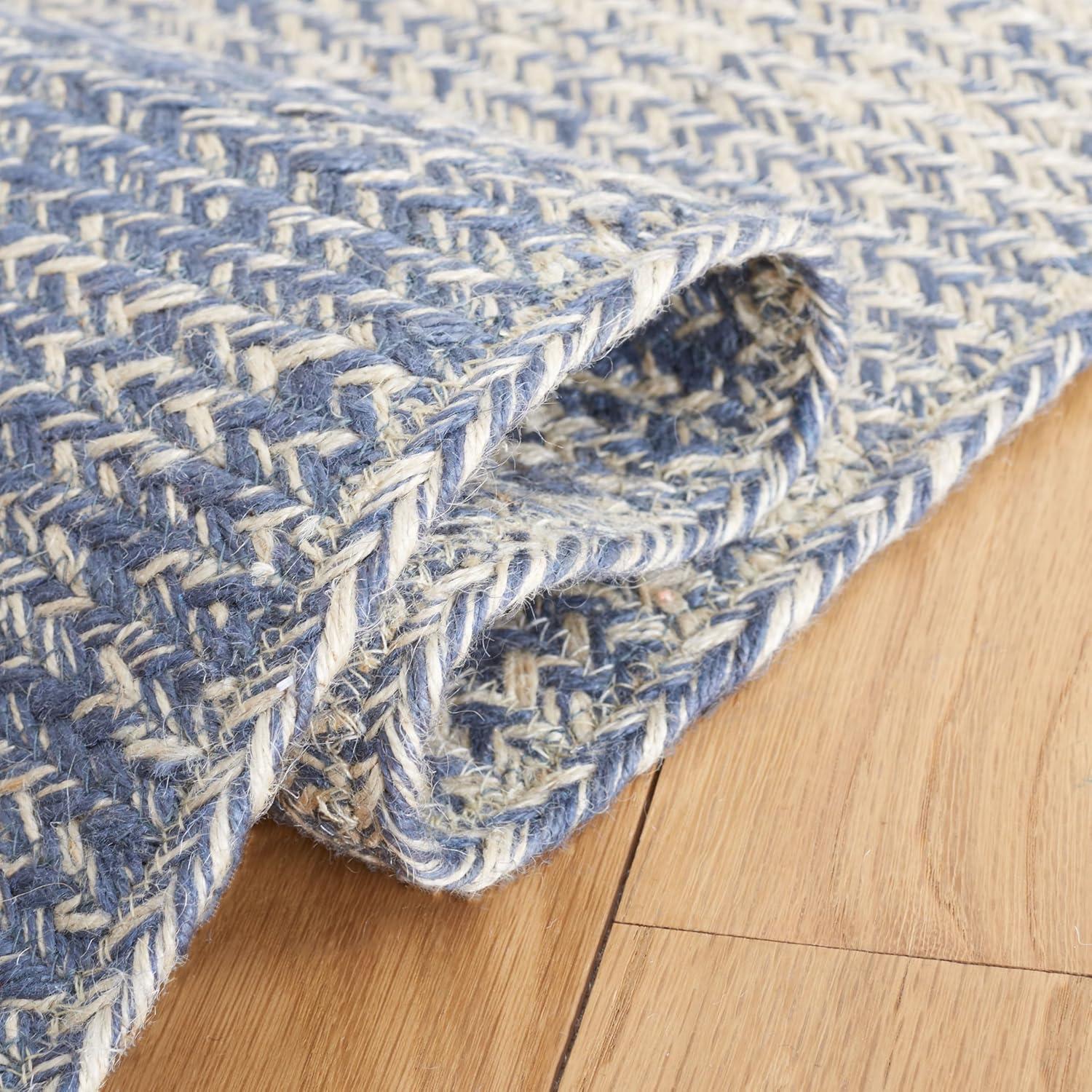 image:imageSAFAVIEH Area Rug 8x10 Natural Fiber Collection Large Natural amp Brown Handmade Jute Boho Ombre Design Ideal for Living Room Bedroom Dining Space NFB263TNaturalGrey