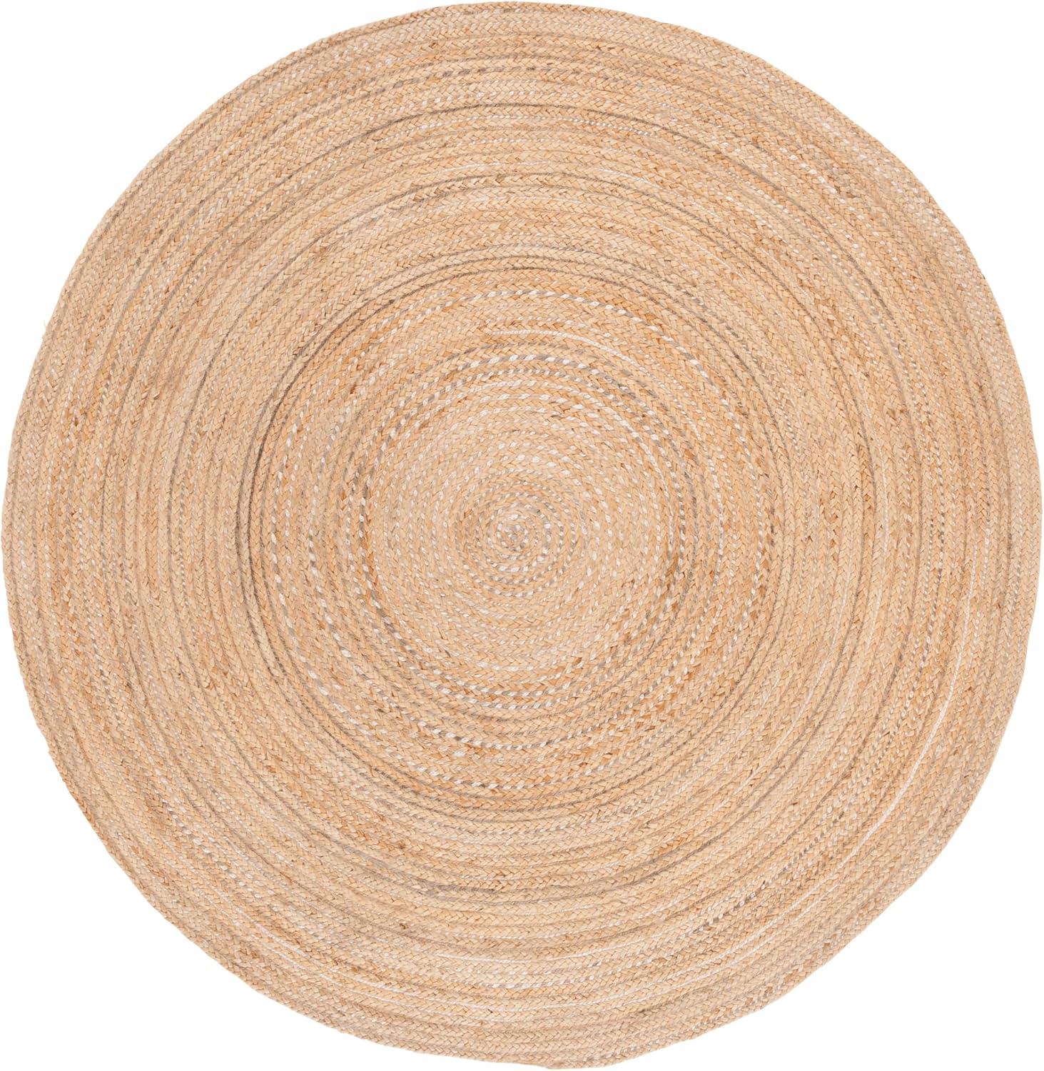 image:imageSAFAVIEH Area Rug 8x10 Natural Fiber Collection Large Natural amp Grey Farmhouse Style Ideal for Living Room Bedroom Dining Space NF840FNaturalGrey