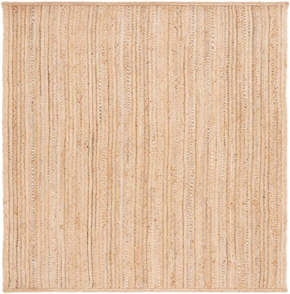image:imageSAFAVIEH Area Rug 8x10 Natural Fiber Collection Large Natural amp Grey Farmhouse Style Ideal for Living Room Bedroom Dining Space NF840FNaturalGrey