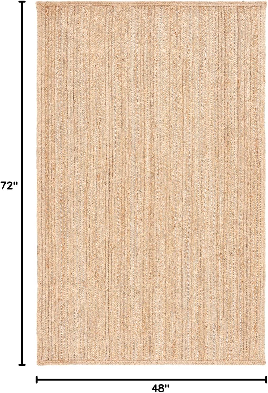 image:imageSAFAVIEH Area Rug 8x10 Natural Fiber Collection Large Natural amp Grey Farmhouse Style Ideal for Living Room Bedroom Dining Space NF840FNaturalGrey