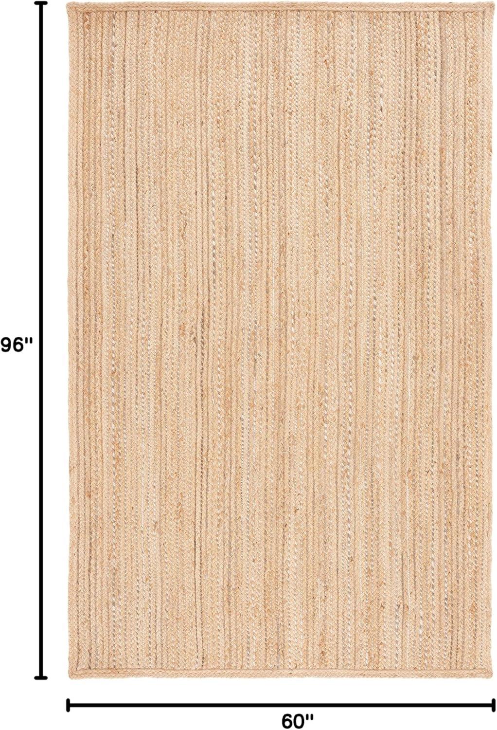 image:imageSAFAVIEH Area Rug 8x10 Natural Fiber Collection Large Natural amp Grey Farmhouse Style Ideal for Living Room Bedroom Dining Space NF840FNaturalGrey
